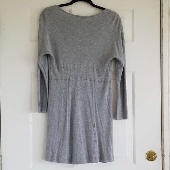 Anne Klein mini Light Weight Grey Dress Sz M - Picture 4 of 8
